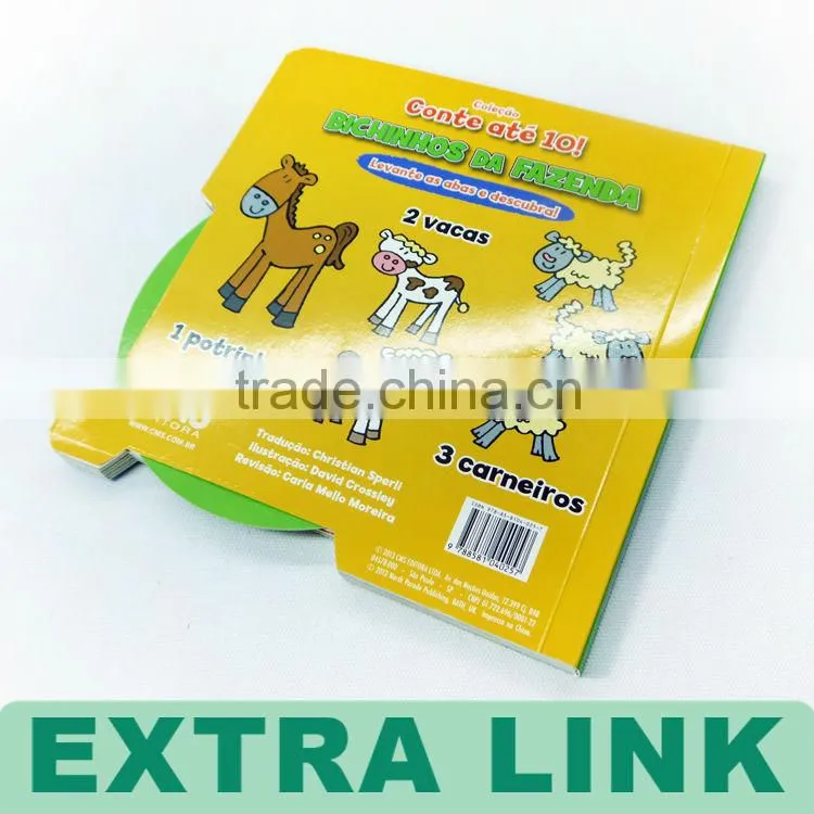 thick hard cover book printing /4C printing hard cover books/ factory printing hardcover children' books