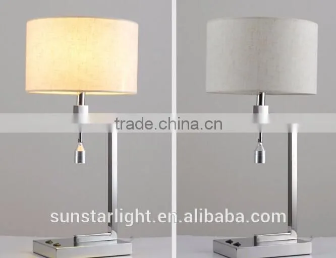 High Quality Hotel Floor Lamp/light And Table Lamp/ Light With LED Arm Light lamp