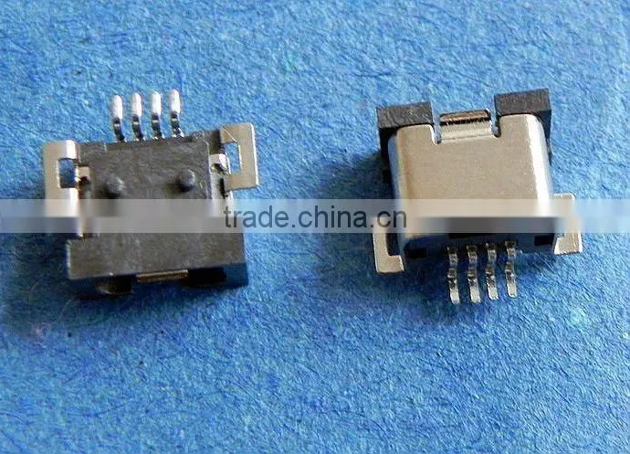 4 pin mini usb connector nickel-plated
