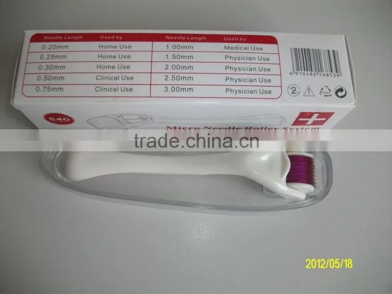 professional derma roller/microneedling dermaroller 192 titanium needles rolling system