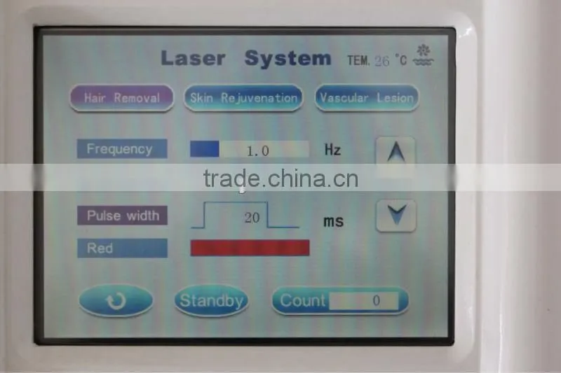 2016 Personal use 1064 long pulsed nd yag laser hair removal machine