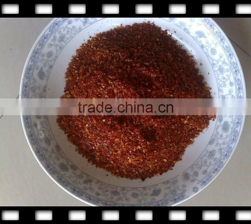 export chilli crush,red dried chilli crush,red hot chilli crush,yidu red chilli crush with seeds 0014