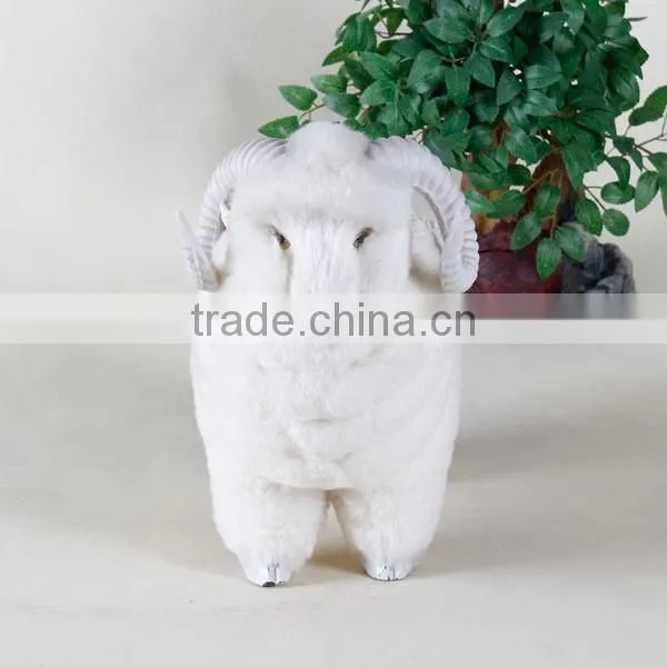 unstuffed plush wire animals goat metal crafts garden decoration