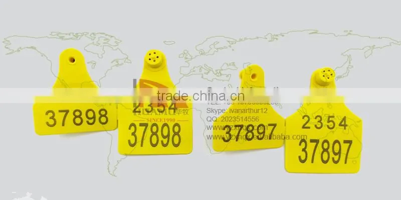 visual cattle laser ear tags 78*56 mm