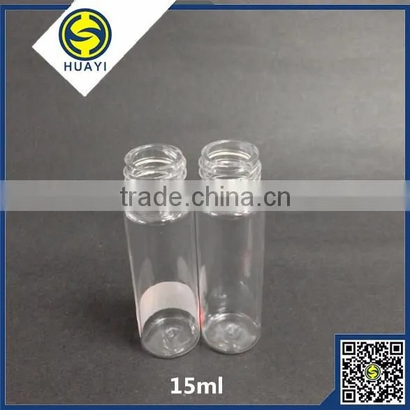 15ml small transparent pet plastic bottle