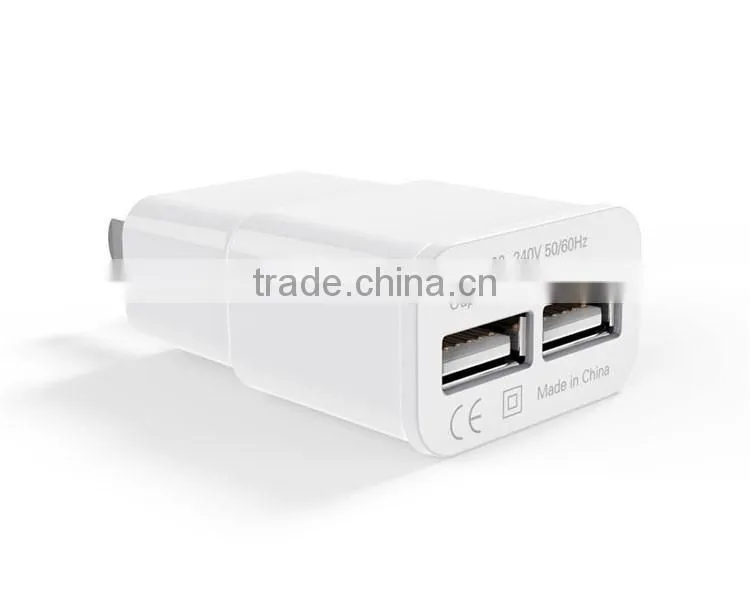 Dual Ports USB 5V Fast Charging Portable Travel Power Charger