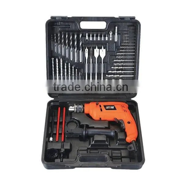 HOT SALES POWER TOOL SET FOR HOUSEHOLD TOOL APPLICATION IMPACT DRILL SET WITH 56PCS TOOL KITS FROM CHINA