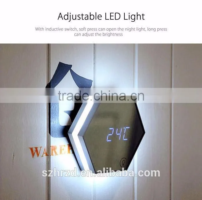 Multifunctional New Led Digital Mirror Alarm Clock Sleep night Light