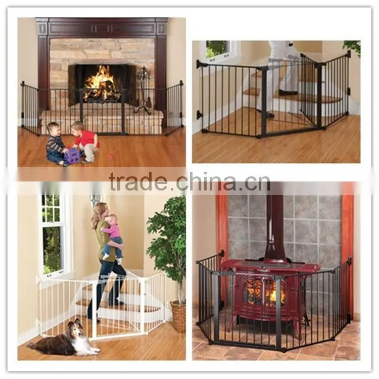 Custom logo wholesale baby safety gate baby safety door gate pet gate pet safety door