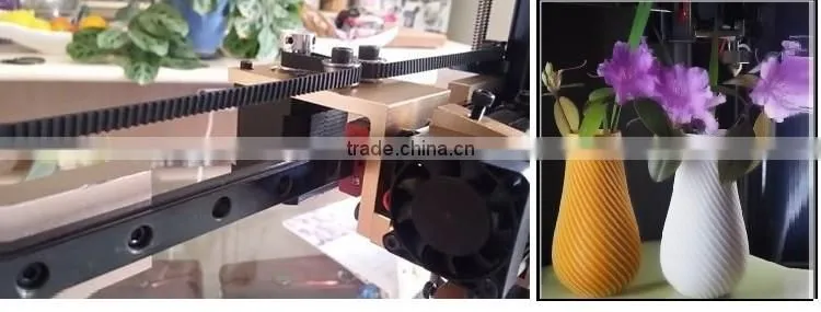 2016 New Hot Reprap DIY Semi Assembled 3D Printer Prusa I4 Prusa I3 Plus 2020 Aluminum Frame Linear Guide Rail for XZY Axis