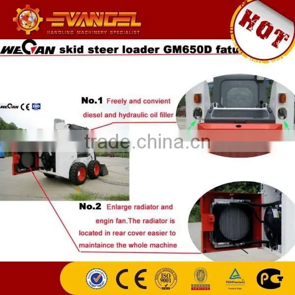 large exporting quantity wecan brand skid steer loader