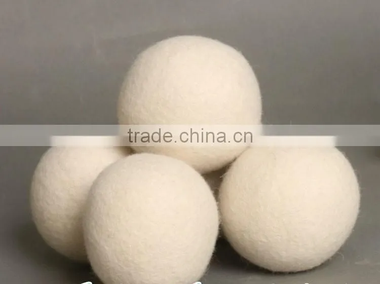 100% Wool Felt Ball Natural White Felt Balls