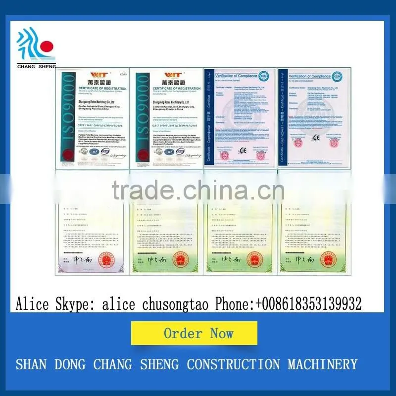 CSPM 2016 new CE Approved pellet machine wood biomass