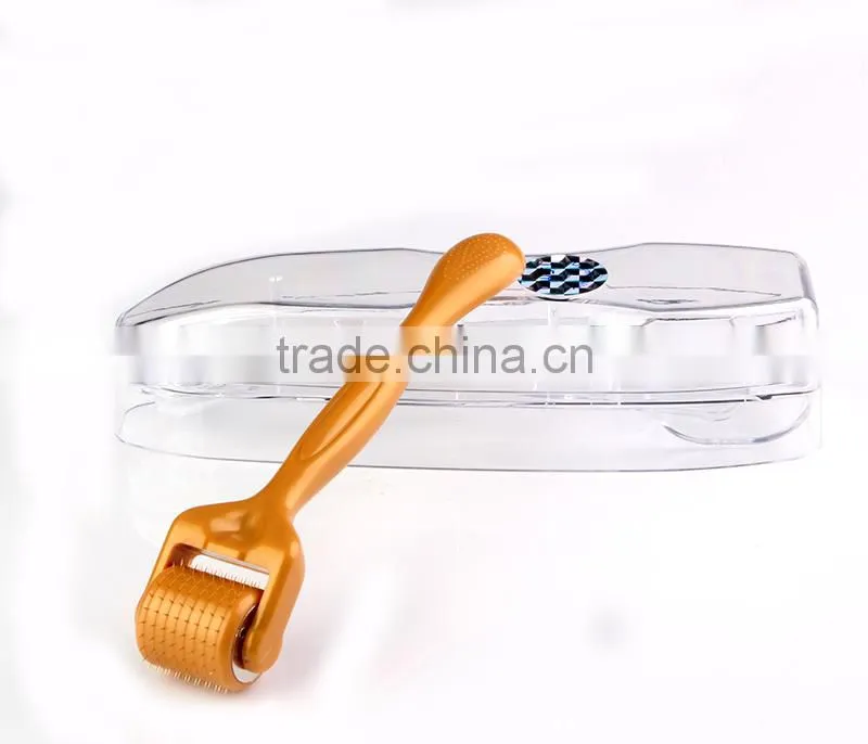 Hot sale Eye derma roller 120 needle gold Titanium Dr. roller for Personal Skin Care