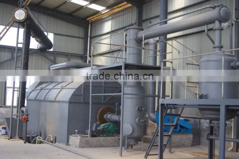 2016Hot Sale Pyrolysis Tyre Oil Machine Refining Waste Tyre Equipment