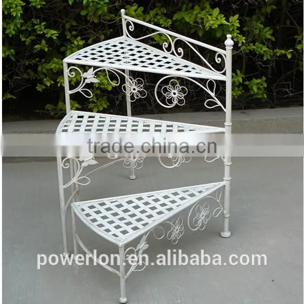Classical shabby chic metal flower holder