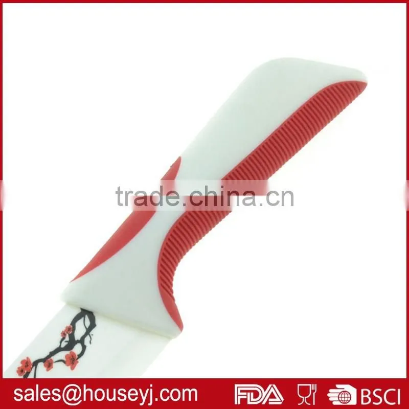 4pcs ceramic knife EVA box packing kitchen knife set printing knife
