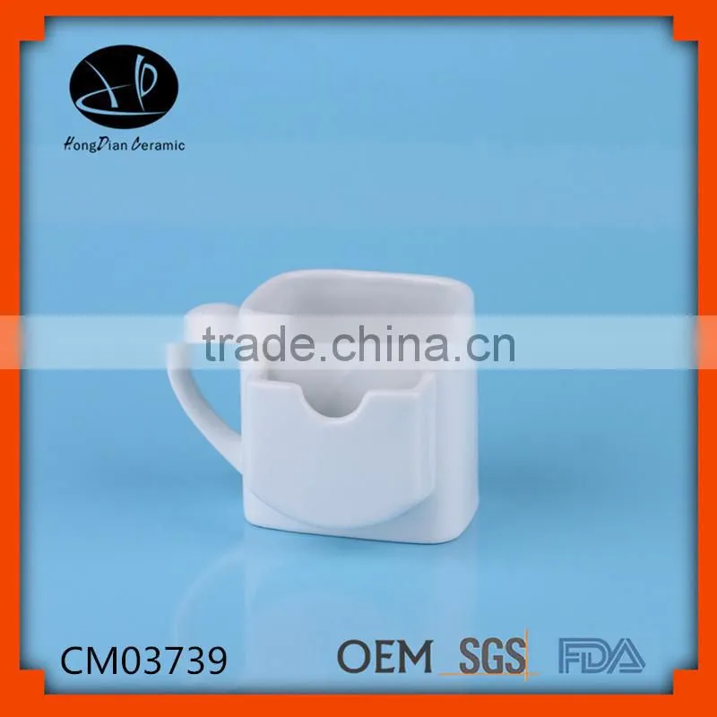 factory Ceramic Type and Eco-Friendly Feature Modern Design 300ml Ceramic Coffee Mug
