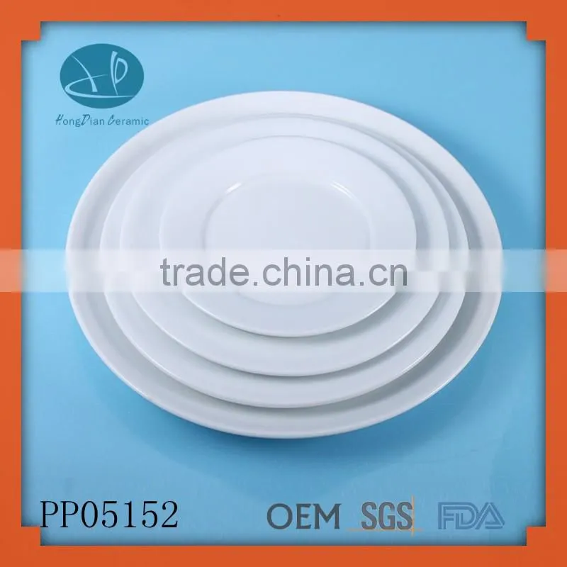 Chaozhou factory porcelain raw material decorative plate china plate