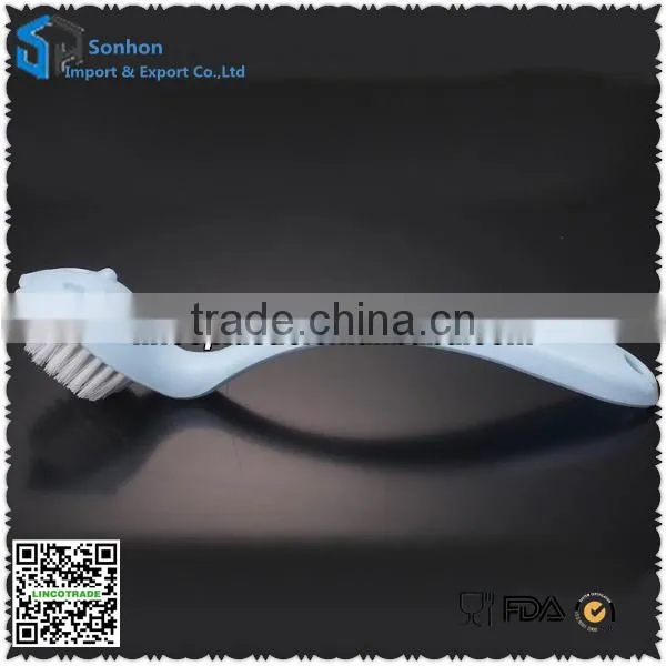 Plastic kitchen pan and dish brush