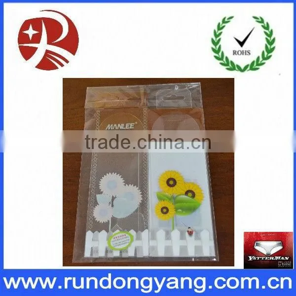 Lovely plastic underwear package bag