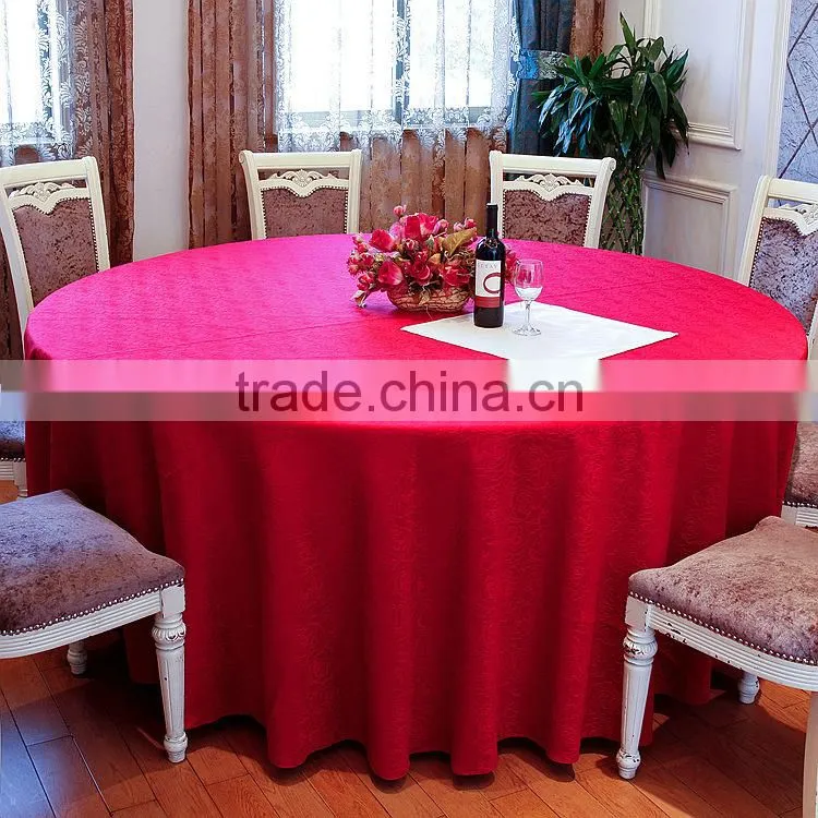 redround jacquard round table cloth for hotel restaurant weddings