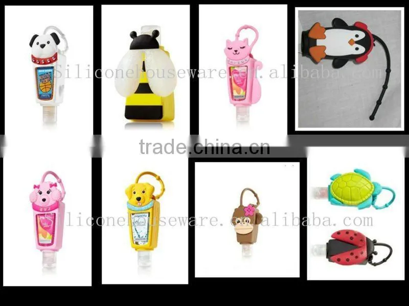 2012 Fashional Turtle Shape Silicone Hand Sanitizer Gel Holder