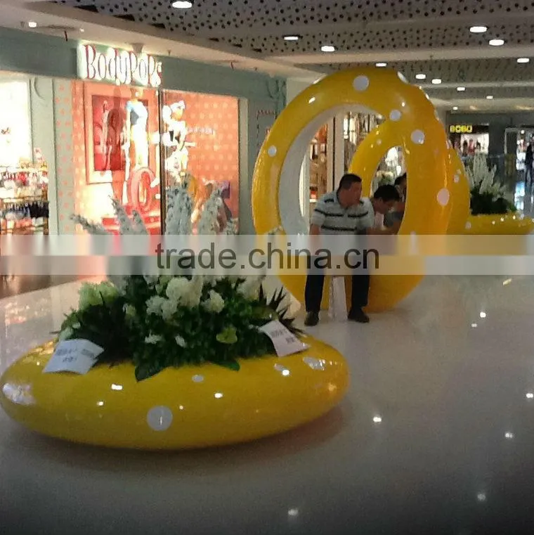 Large fiberglass planter