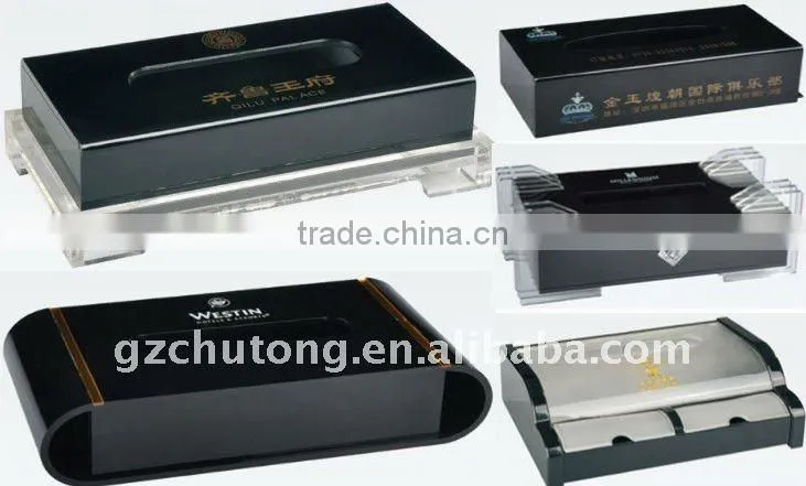 Hotel acrylic tissue box
