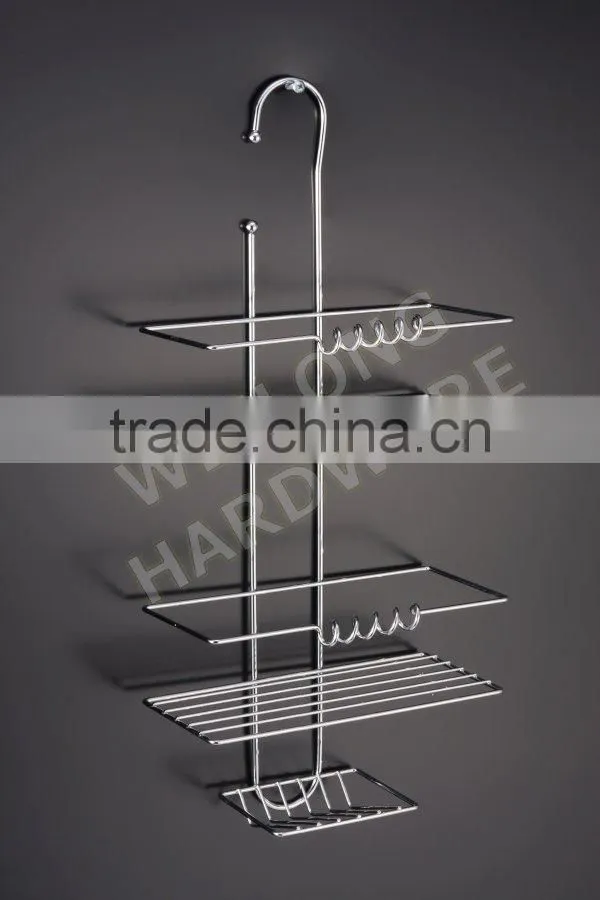 wall metal bathroom rack