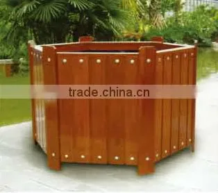 New design landscaping wooden garden flowerpot LT-2127L