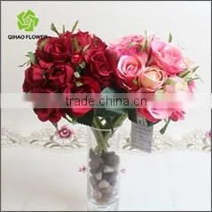 Wholesale artificial plant new dsign 3 heads silk tulip flower