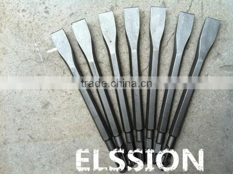 SDS plus flat chisel with straight shank