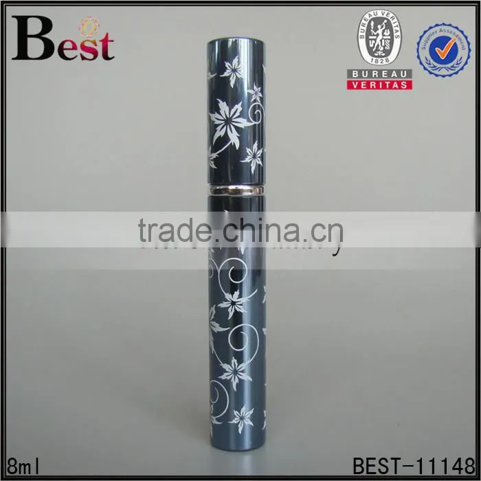 super high quality 8ml cosmetic perfume spray bottle green perfume spray bottle refill pen perfume spray bottle