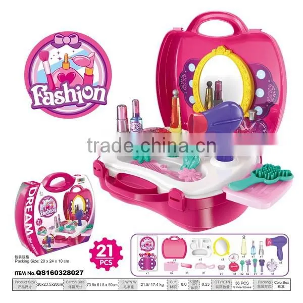 21PCS fashion girls beauty play set toys for saling hot