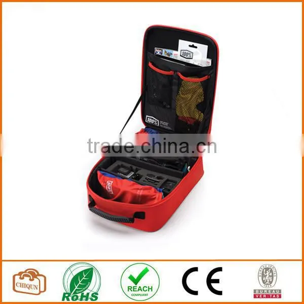 Goggle Case Camo Red