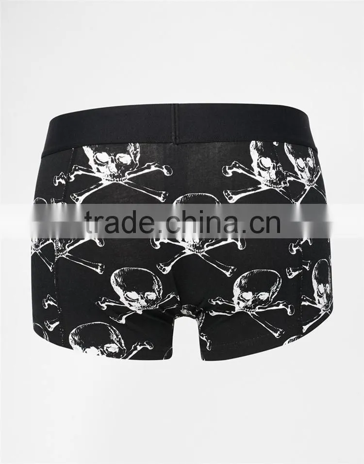 Halloween 3 Pack Custom Mens Boxer Shorts With Skull Print