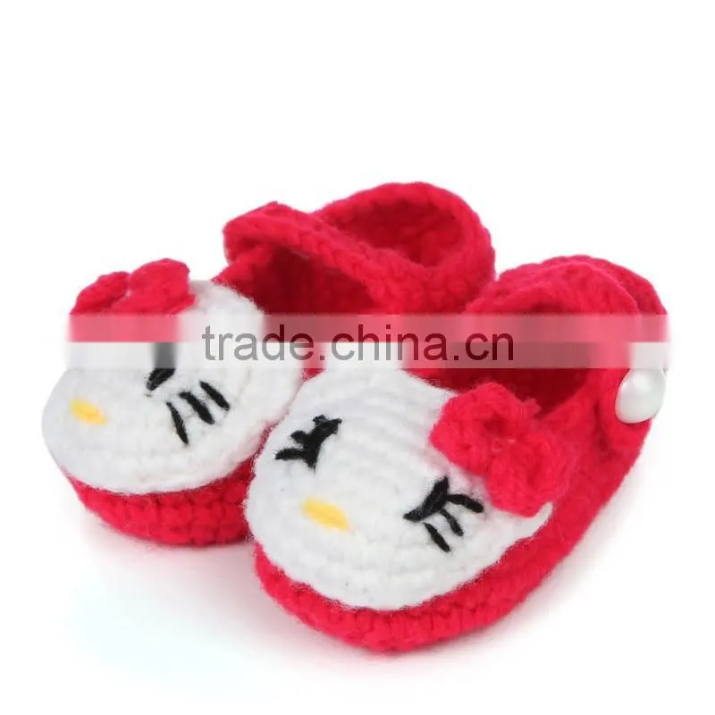 wholesale baby adult hand crochet wool shoes LBS20151223-21