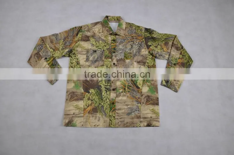 OEM Men's Merino Wool Elastan Thermal Military Pattern Shirts, Camouflage Hunting Top, Blouse, Camisa Size Plus