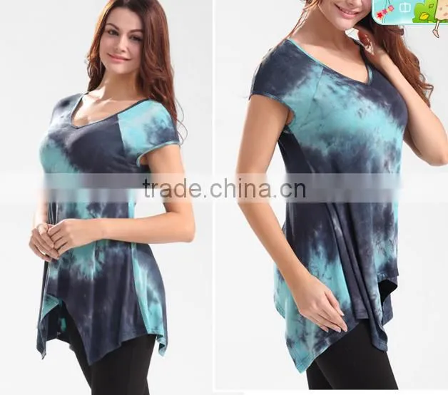 colorful shirt womens digital print t-shirt 3d printing t-shirt