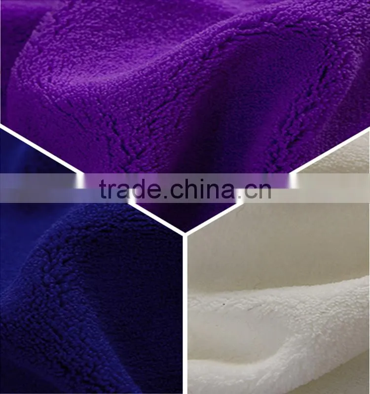 100 polyester solid colour coral fleece fabric