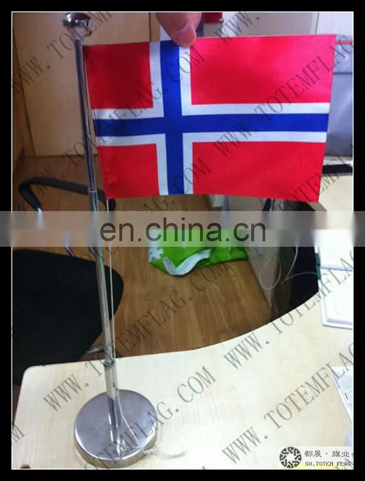 Norway Table Flag , Sateen Table Flag , Table Top Flags