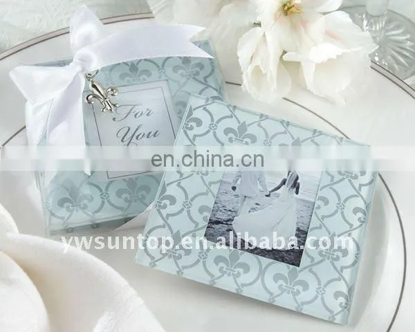 classical designed photo coaster for wedding party supplies souvenir