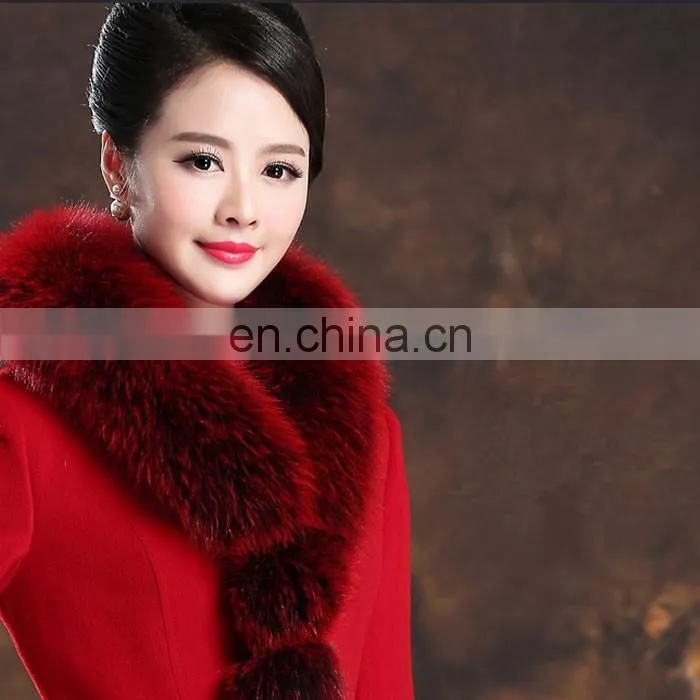 Genuine Fur Deted Fox Fur Collar Real Fur Trim for Winter Coat and Parka