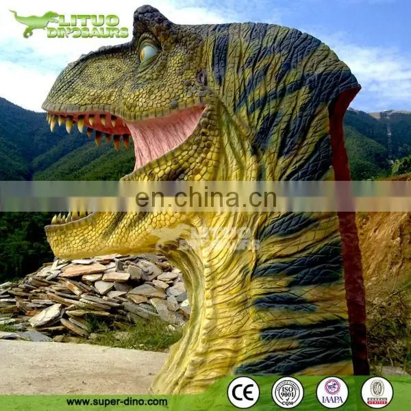 Dinosaur Park Model 3D Dinosaur Head Statue