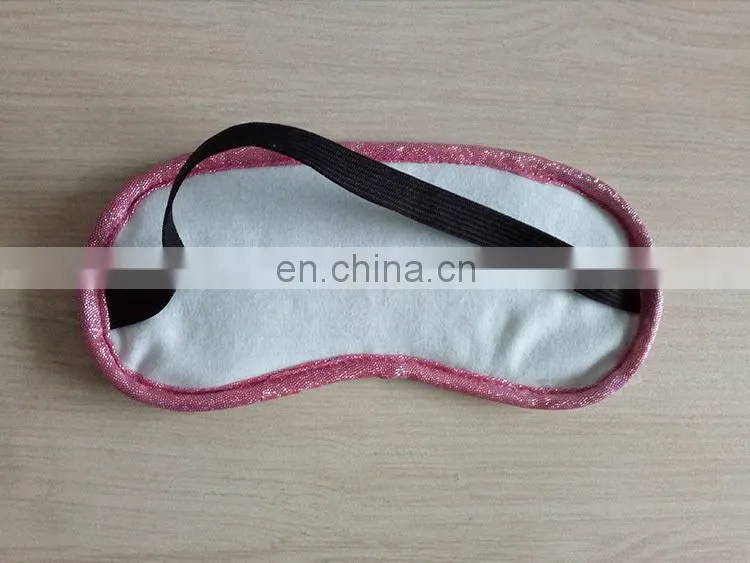 Professional Customized Sequin Decoration Soft Plush Eye Msk