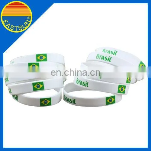 Promotional Logo printing Siliconen Rubber Bracelet Band