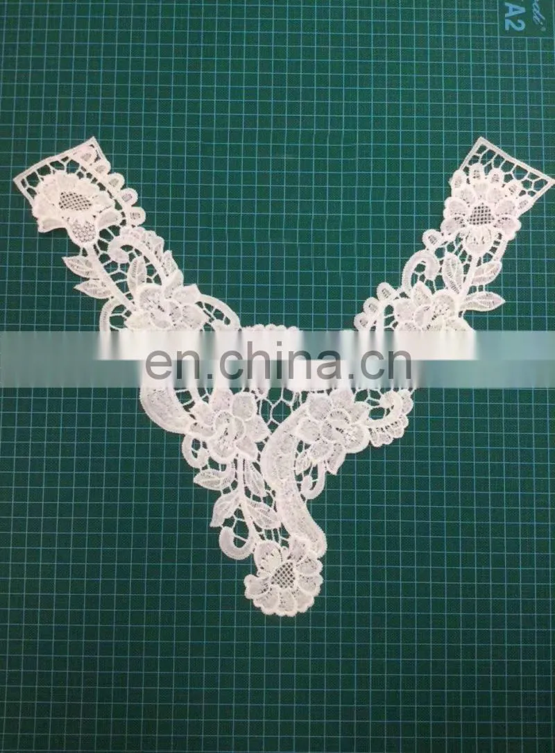 wholesale new design popular embroidery milk silk collar