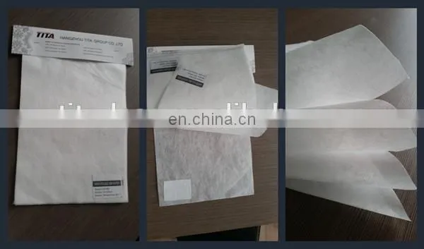 Pure water soluble embroidery backing paper from China non woven fabric manufacturer as famous Hangzhou textile