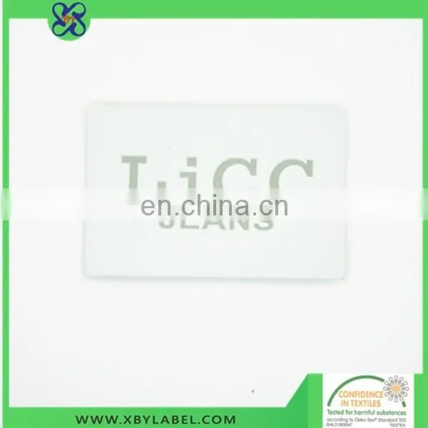embroidered leather patch for jeans custom leather patches